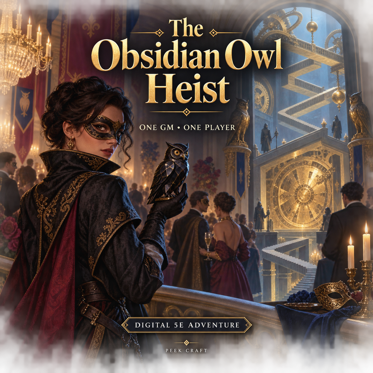The Obsidian Owl Heist — Peek Craft digital adventure
