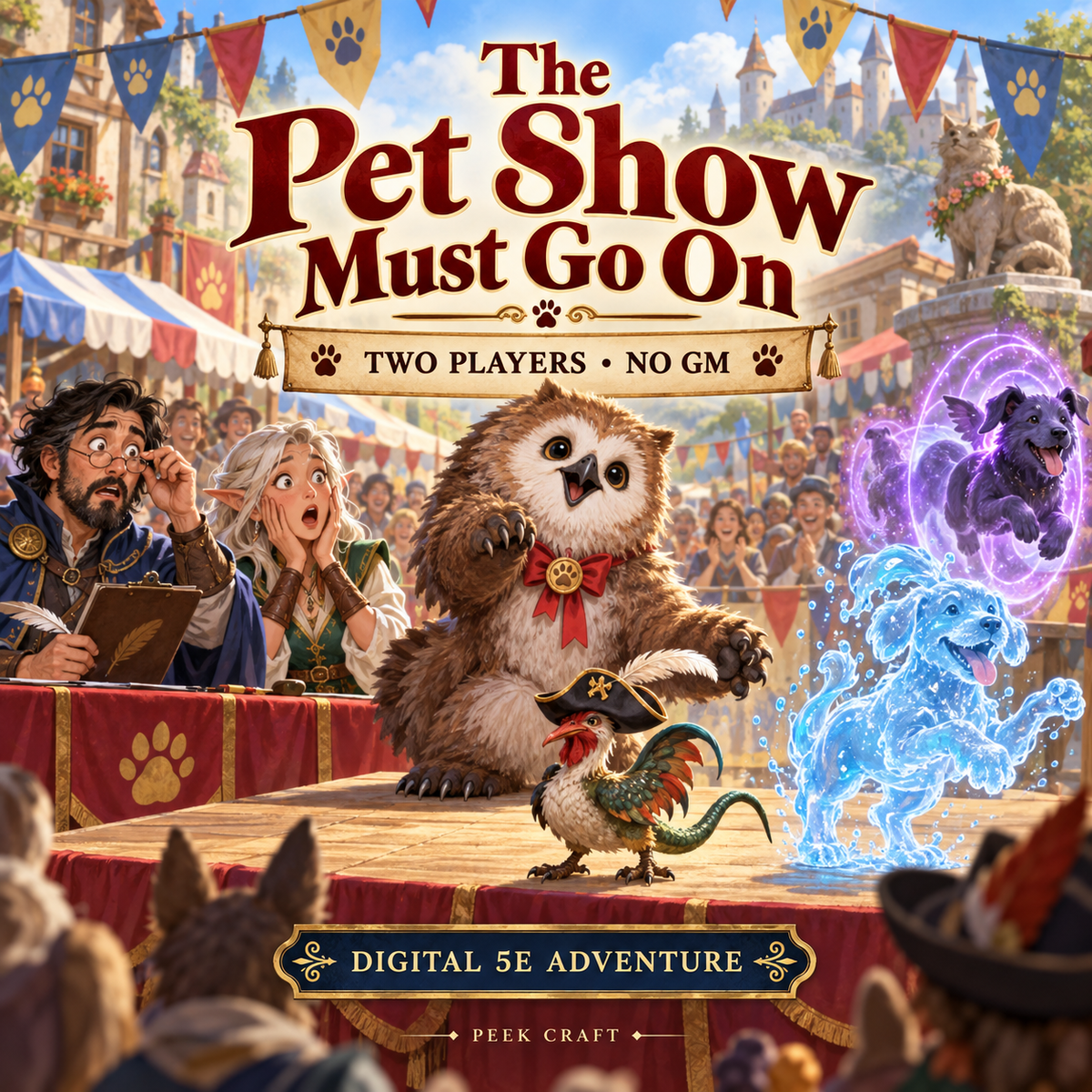 The Pet Show Must Go On — Peek Craft digital adventure