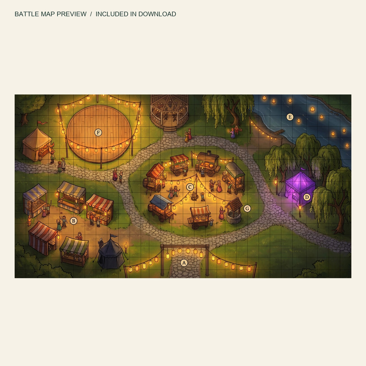 Actual map included with The Spark