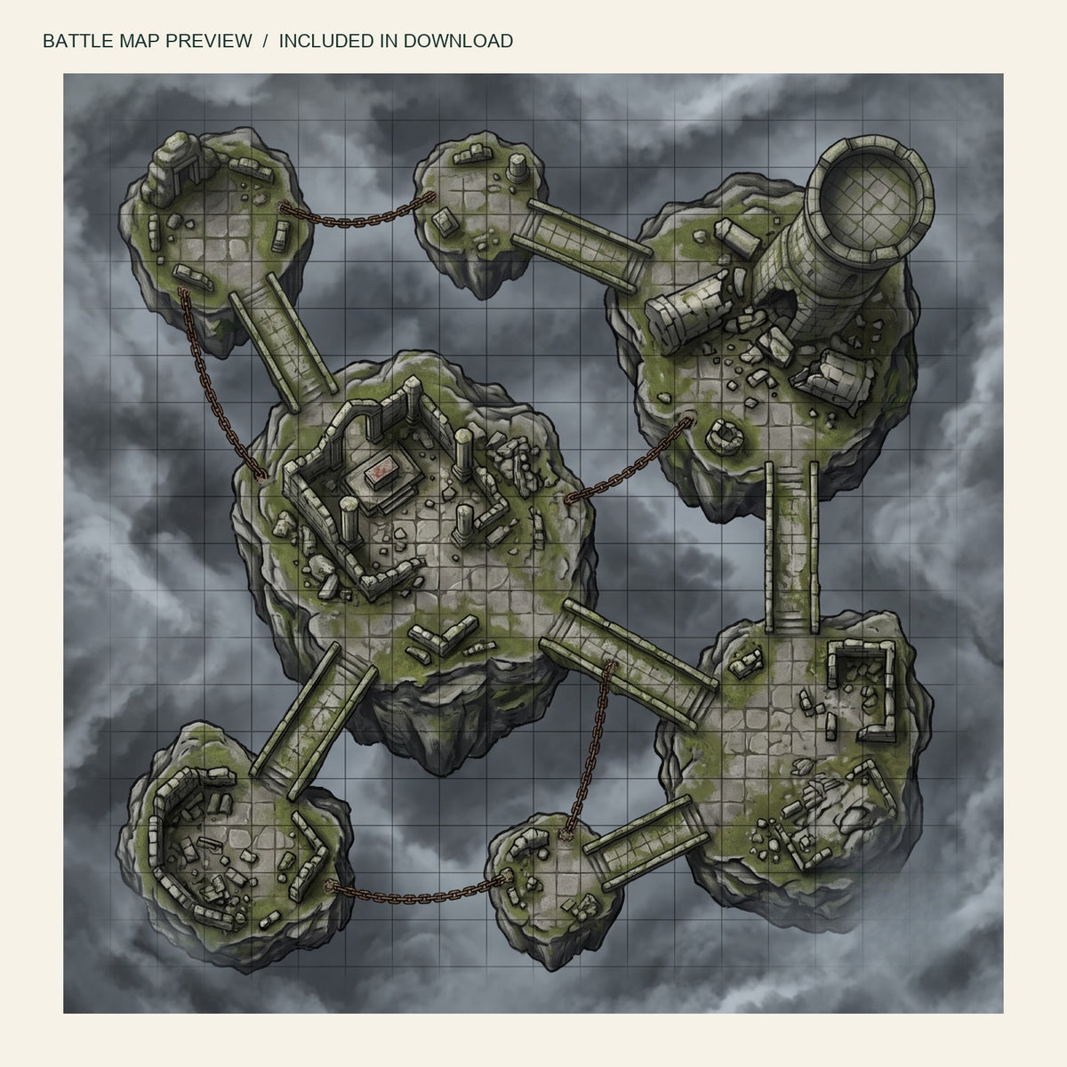 Actual map included with The Stormwound