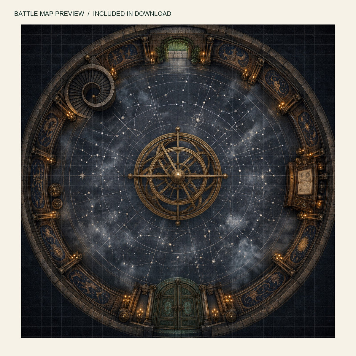 Actual map included with The Star We Wished Upon