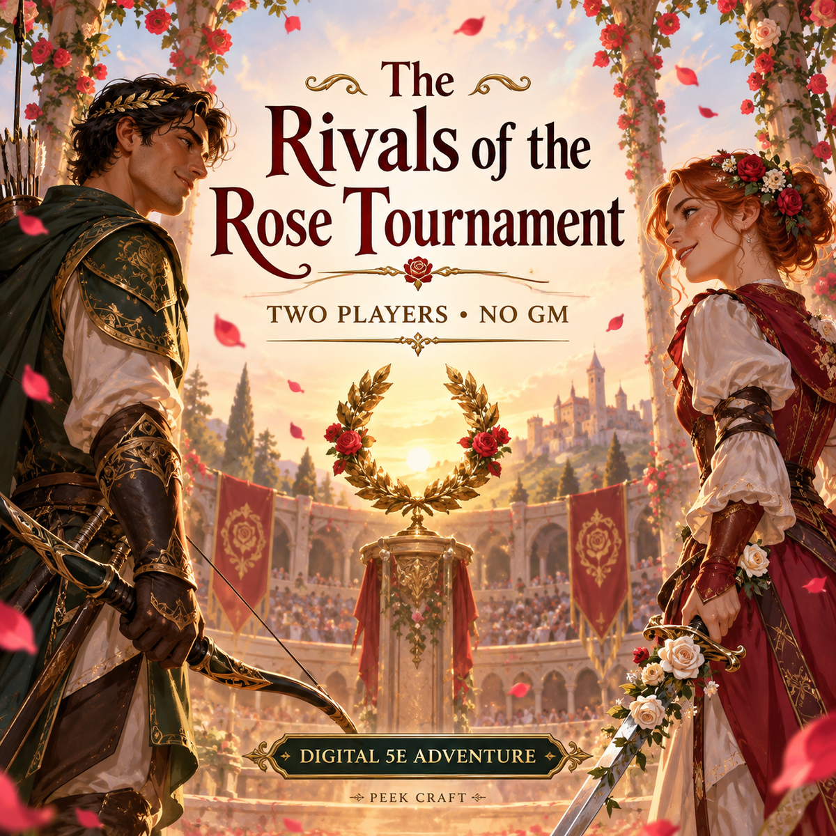 The Rivals of the Rose Tournament — Peek Craft digital adventure