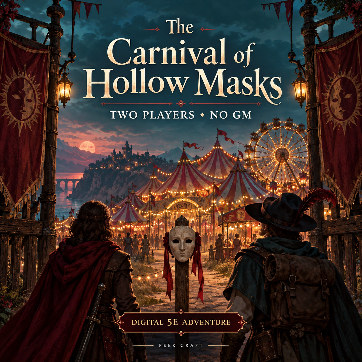 The Carnival of Hollow Masks — Peek Craft digital adventure